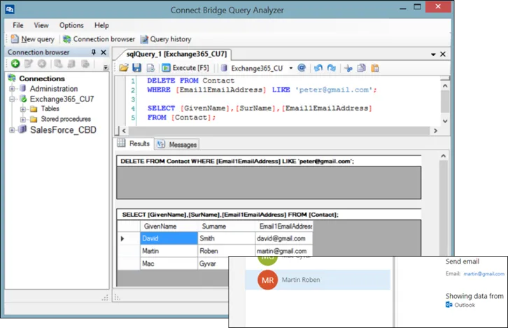 SQL integration of Exchange and Salesforce picture 8