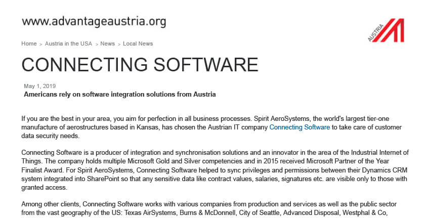 Featured image for “Americans rely on software integration solutions from Austria”