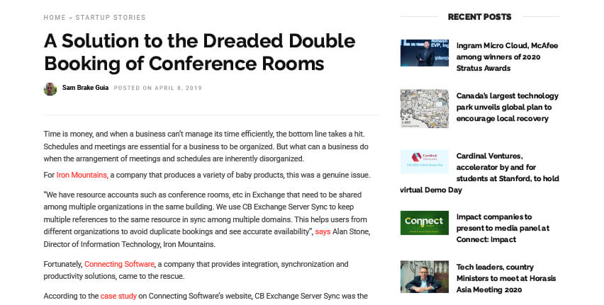 Featured image for “A Solution to the Dreaded Double Booking of Conference Rooms”