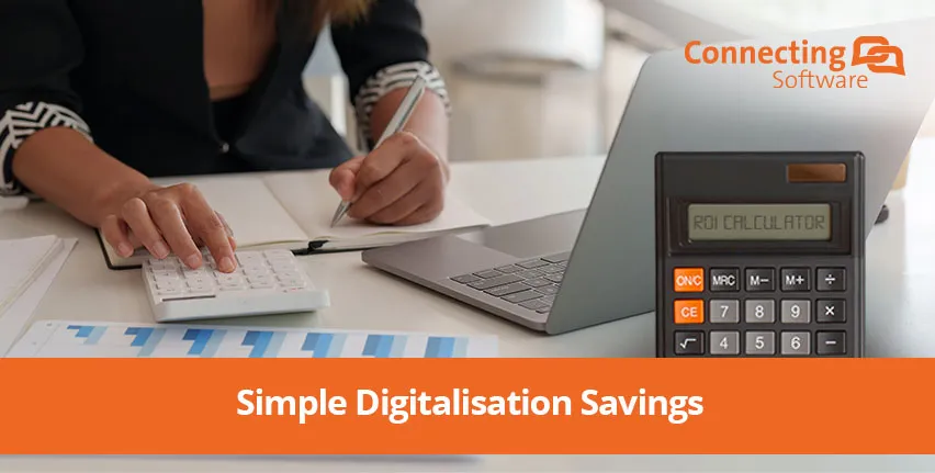 Ahorro en digitalización simple
