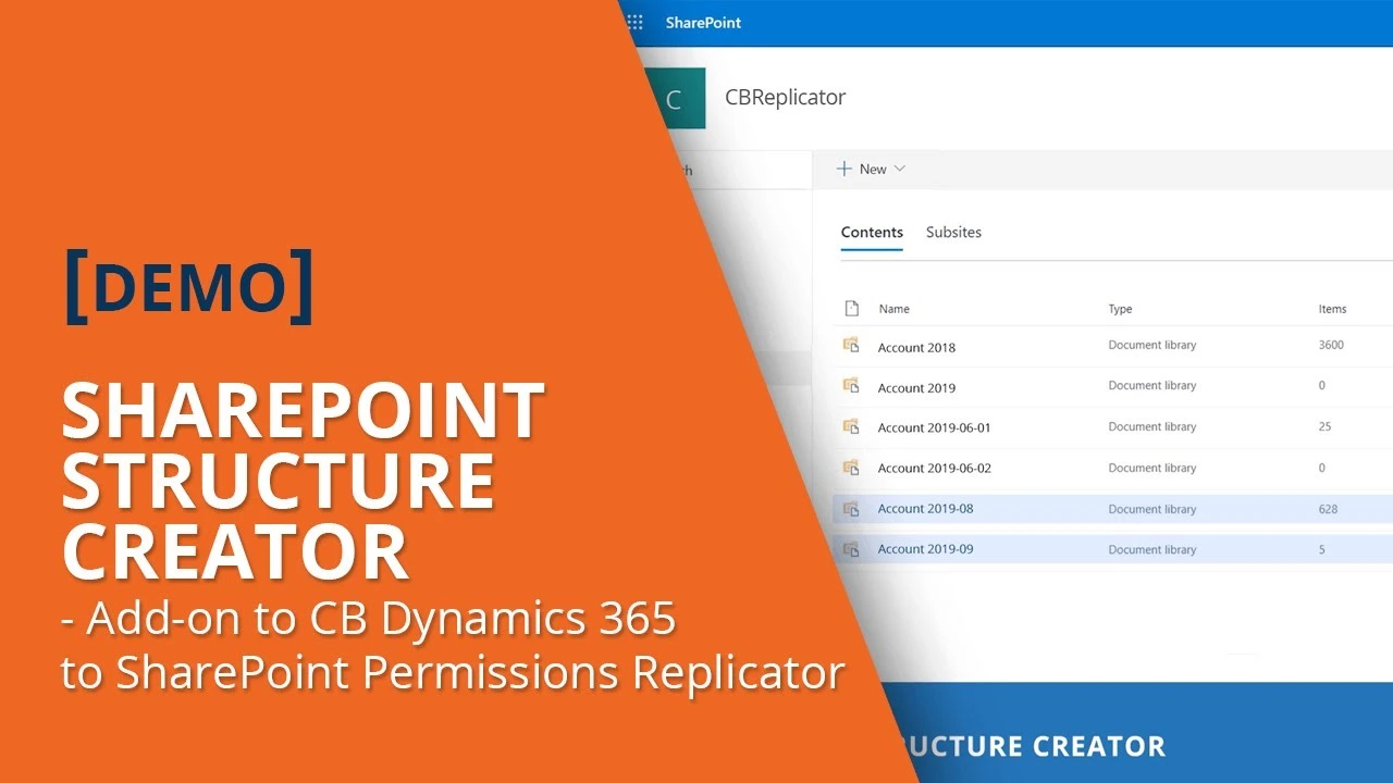 SharePoint Structure Creator Demo