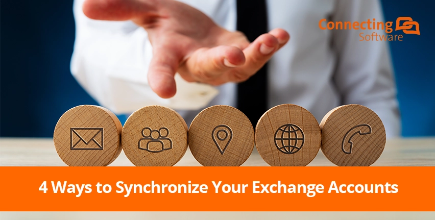 4 ways to synchronize those exchange accounts
